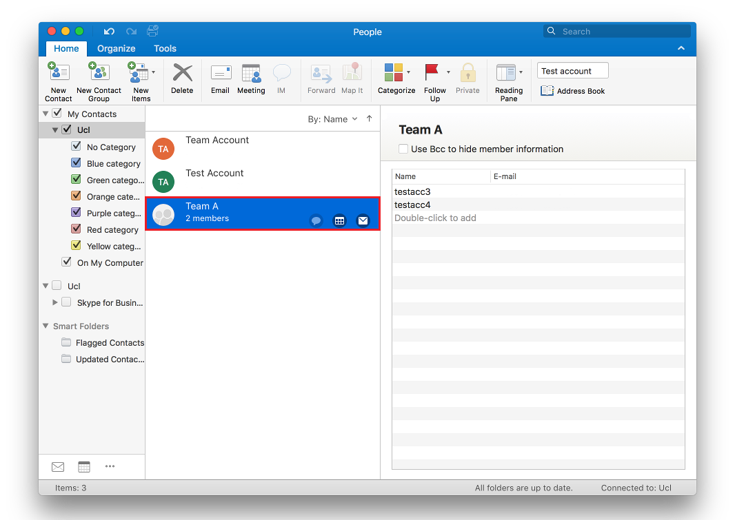 make a distribution list in outlook 365 for mac